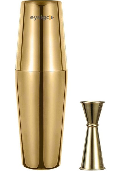 Boston Kokteyl Shaker Seti, Gold, 550/750 Ml, 2 Parça