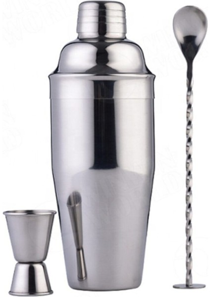 Kokteyl Shaker Seti 3 Parça Saygın