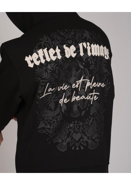 Büyük Beden Özel Tasarım Kapüşonlu Image Sırt Baskılı Modern Battal Erkek Luxury Sweatshirt fiyatları