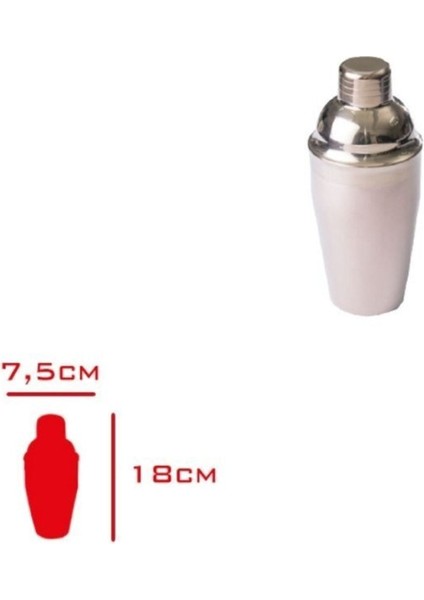 Kokteyl Shaker Rose 350 cl fiyatları