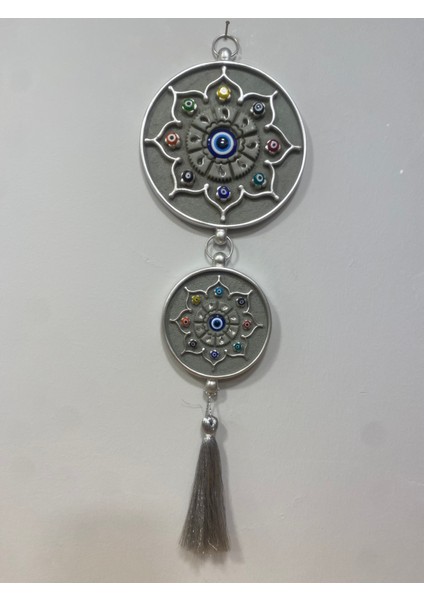 2'li Gri Nazarlık Obje