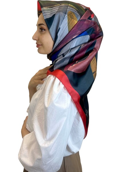 Quare Fırça Desen Kristal Eşarp 01066