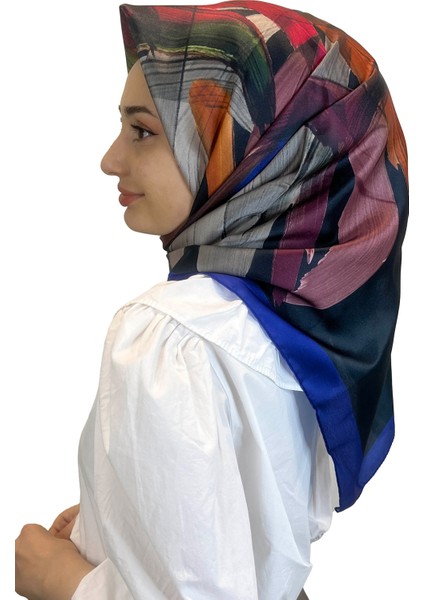 Quare Fırça Desen Kristal Eşarp 01066