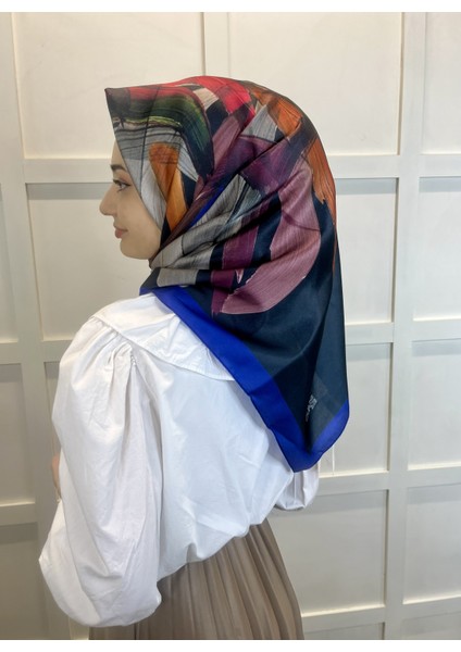 Quare Fırça Desen Kristal Eşarp 01066
