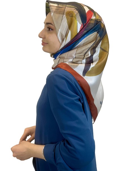 Quare Fırça Desen Kristal Eşarp 01066