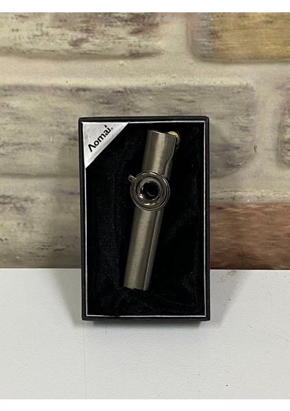 Marka USB Şarjlı Elektrikli Delikli Füme Kişiye Özel Çakmak