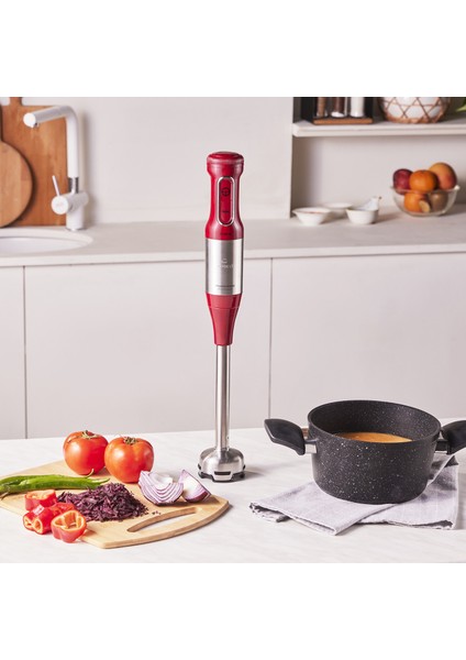 Mastermaid Mutfak Robotu Çift Katlı 4 Kanatlı Bıçaklar 2000W Turbolu Güçlü Motor + Onerous Mutfak Tartısı indirimleri