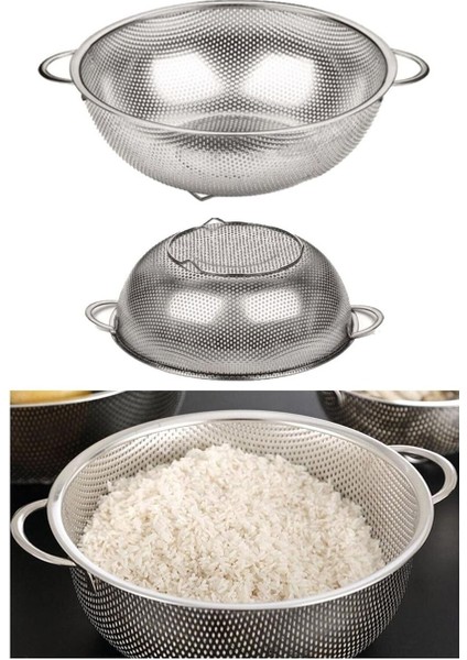 Kurtbeymutfak Çok Delikli Süzgeç 28 cm Süzgeç Makarna