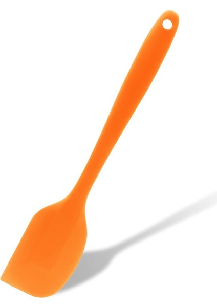 Turuncu Silikon Spatula Isıya Dayanıklı Yanmaz Yapışmaz Çizmez 27CM fiyatları