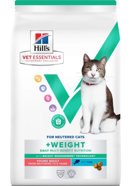 Vet Feline Young Adult Weight Tuna Kedi Maması 3 kg