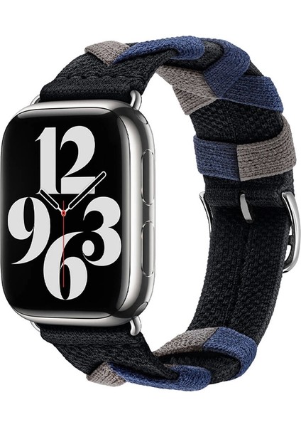 Apple Watch Uyumlu 46MM 10 Nesil Sarmal Örgü Kordon Krd 97