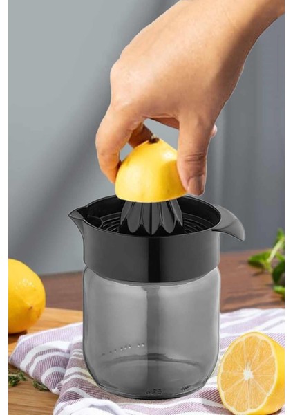 Siyah Inci Cam Limon ve Narenciye Sıkacağı