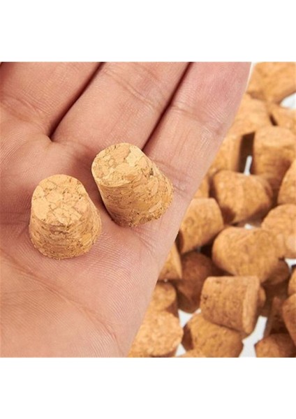 200 Adet Konik Mantar Tıpa 16X18X11 mm Küçük Şişe Tıpası