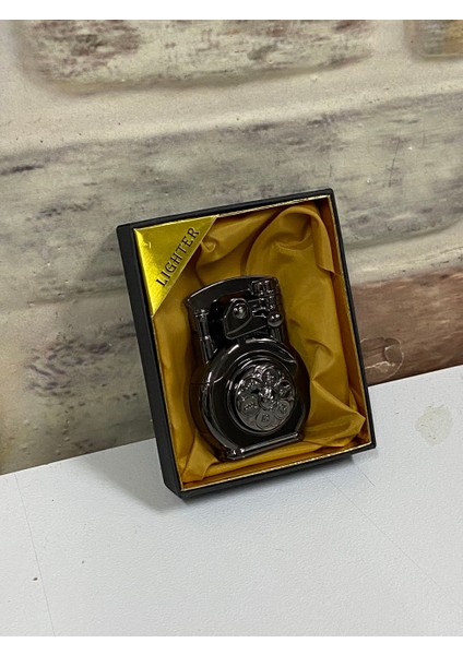 Marka Otantik Model Füme Renk Gazlı Kişiye Özel Çakmak