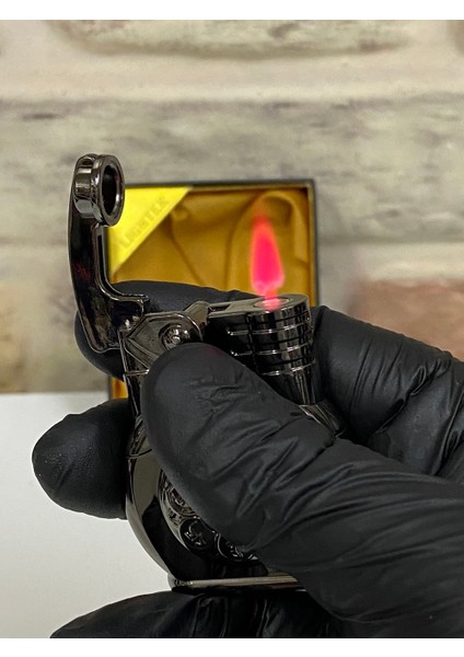 Marka Otantik Model Füme Renk Gazlı Kişiye Özel Çakmak fırsatları