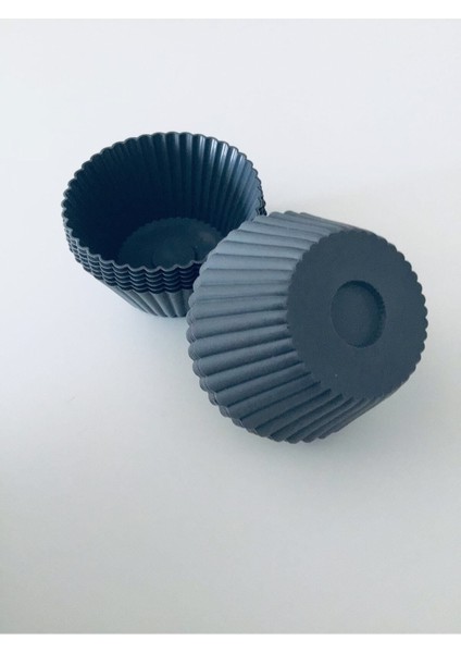 Bybirgül Antrasit 18 Li Silikon Mini Kek Kalıbı, Browni Kalıbı ,muffin Kalıbı 18 Adet fırsatları