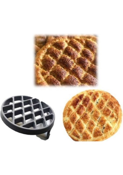 Pide Tırnak Aparatı Yuvarlak Baklava Dilimli 15 cm