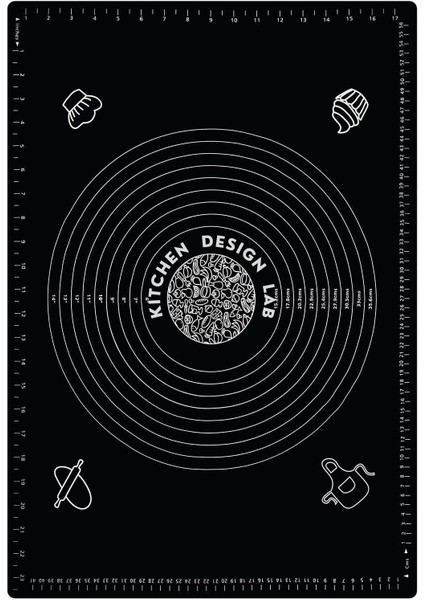 2'li Set Siyah 45X65 cm Silikon Hamur Açma Matı ve Antrasit Silikon Merdane 42 cm fiyatları