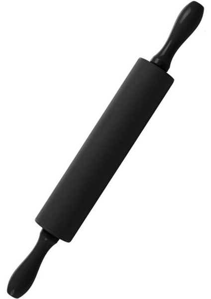 2'li Set Siyah 45X65 cm Silikon Hamur Açma Matı ve Antrasit Silikon Merdane 42 cm modelleri