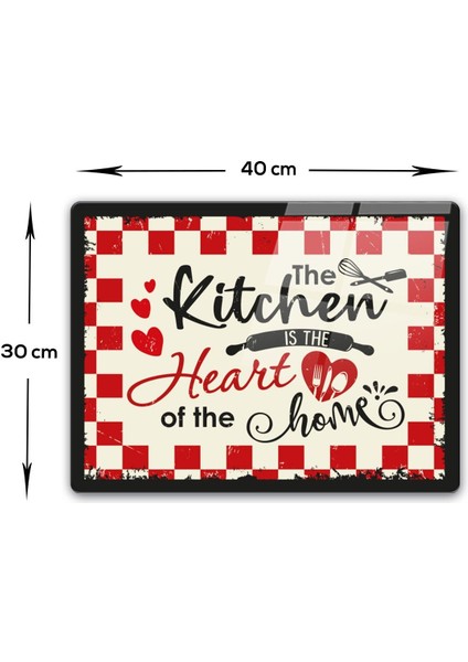 Cam Kesme Tahtası - Cam Kesme Tablası Kitchen Heart 30CM x 40CM fiyatları