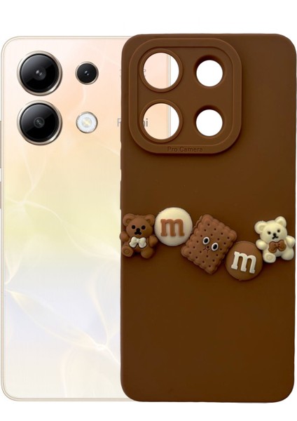 Xiaomi Redmi Note 13 4g Kılıf 3D M Bear Kamera Korumalı Silikon Kapak fiyatları