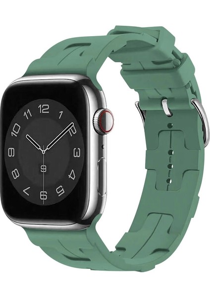 Apple Watch 46MM Kordon - 10. Nesil Krd-92 Şık ve Dayanıklı Silikon Kordon