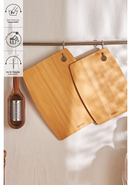 Bade 2'li Kesme Tahtası 28/33 cm