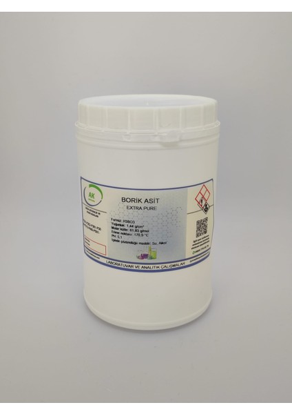 BORİK ASİT (H3BO3) 250 G