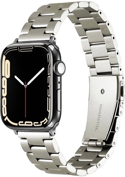 Apple Watch Uyumlu 46MM Metal Kordon - 10. Nesil Konforlu ve Dayanıklı Krd-93