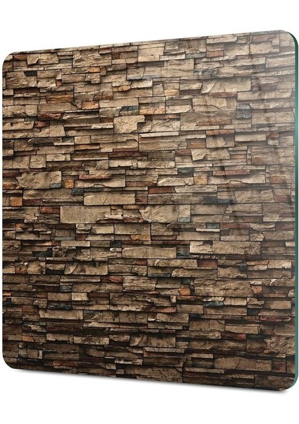 Cam Kesme Tahtası Kare Dekoratif Taş Desenli fırsatları