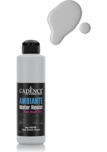 Ambiante Islak Zemin Boyası AW45 Açık Gri 250ML + Katalizör 10 gr