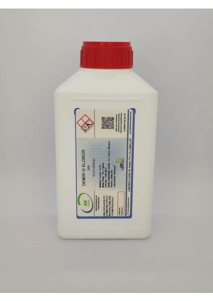 AROPİ DEMİR III KLORÜR % 40 (FeCl 3 ) TECH GRADE 500 ML