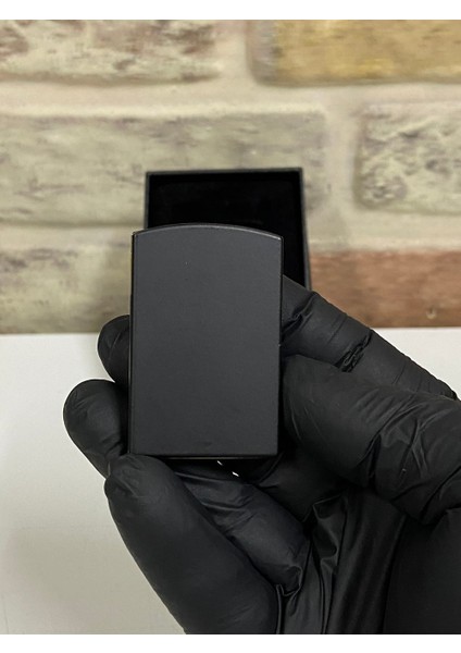 Marka USB Şarjlı Elektrikli Siyah Mat Kişiye Özel Çakmak