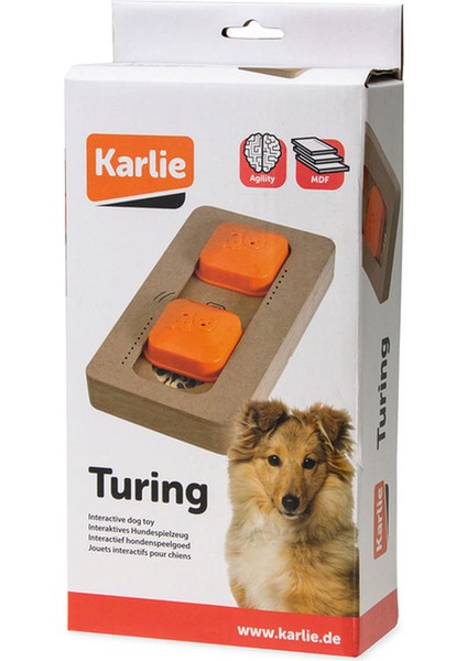 Karlıe Ahşap Evcil Hayvan Zeka Oyuncağı Turıng (22x12x3) Nrmsa