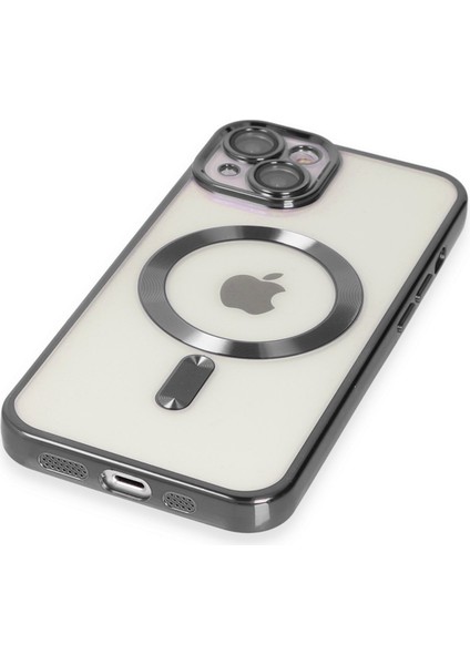 Iphone 15 Kılıf Kross Magneticsafe Kapak - Titan Gri 13