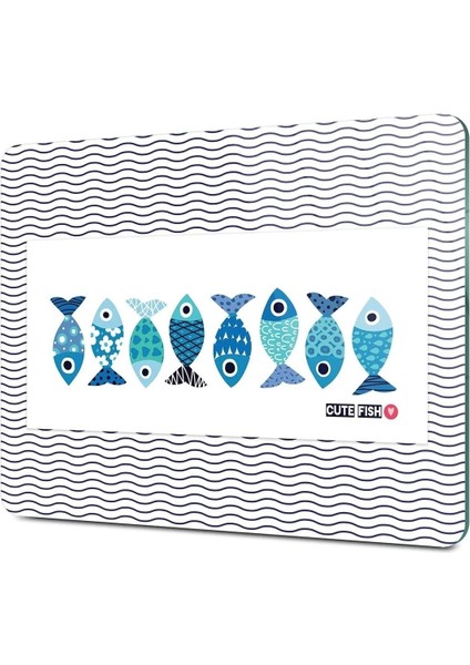 Cam Kesme Tahtası Marine Cute Fish