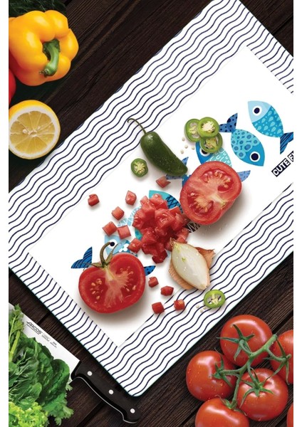 Cam Kesme Tahtası Marine Cute Fish fiyatları