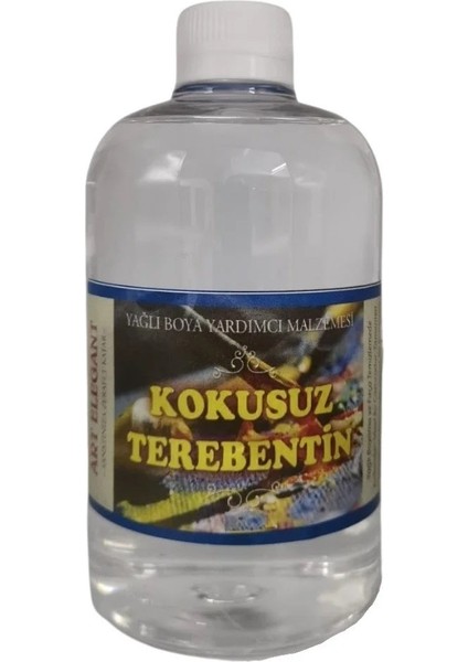 Elegant Kokusuz Terebentin 500 ml - Fırça Boya Temizleyici