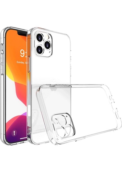 Apple iPhone 16 Pro Max Kılıf Kamera Korumalı Silikon Şeffaf