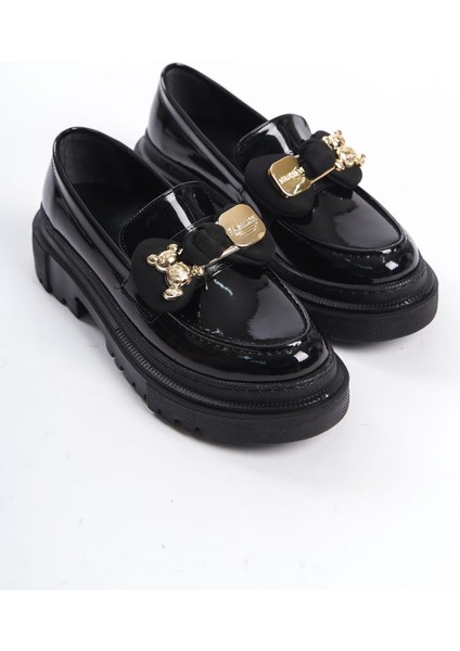 Günlük Loafer Ayakkabı Ayıcık Toka