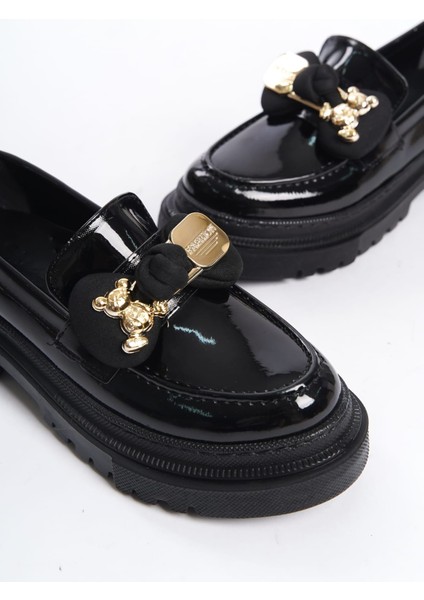 Günlük Loafer Ayakkabı Ayıcık Toka