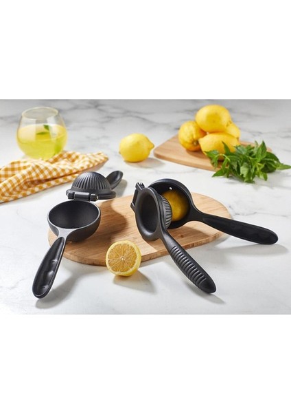 Chef Star Limon Mandalina Sıkacağı Siyah Döküm fırsatları