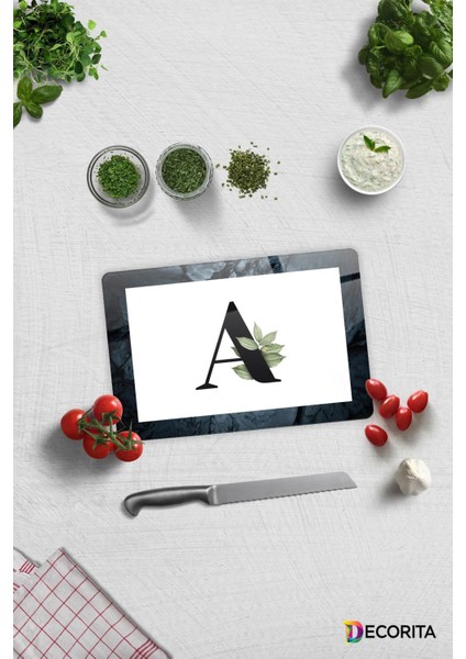 Cam Kesme Tahtası - Cam Kesme Tablası | Harfli Tasarım | A | 20CM x 30CM fiyatları