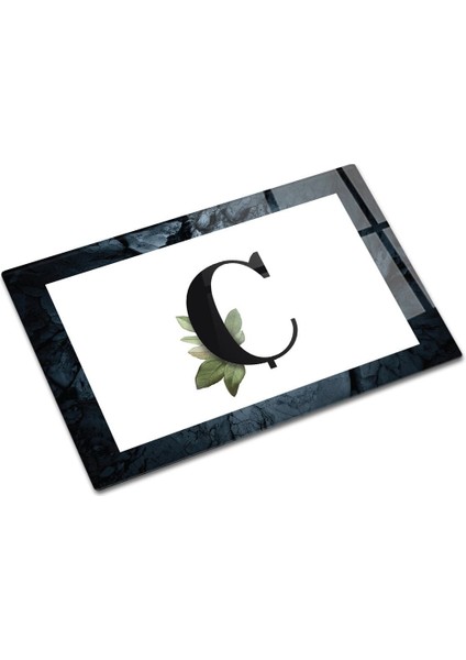 Cam Kesme Tahtası - Cam Kesme Tablası Harfli Tasarım C Harfi 20 Cm X 30 Cm modelleri