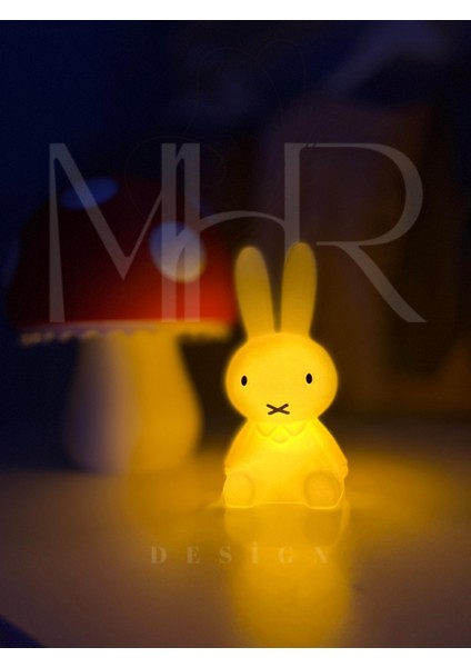 MHR Desing Miffy Tavşan Gece Lambası Küçük Boy