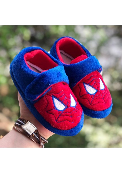 Çocuk Panduf,spiderman Figürlü Ev Ayakkabısı , Kreş Anaokulu Ayakkabısı