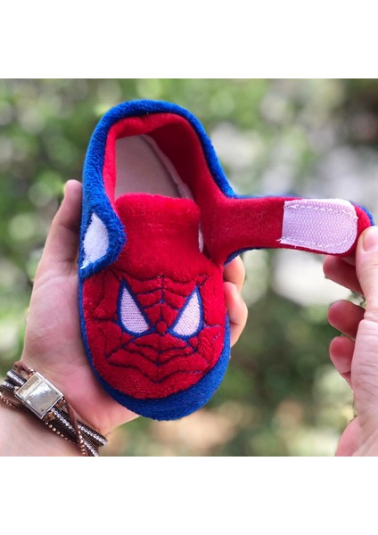 Çocuk Panduf,spiderman Figürlü Ev Ayakkabısı , Kreş Anaokulu Ayakkabısı