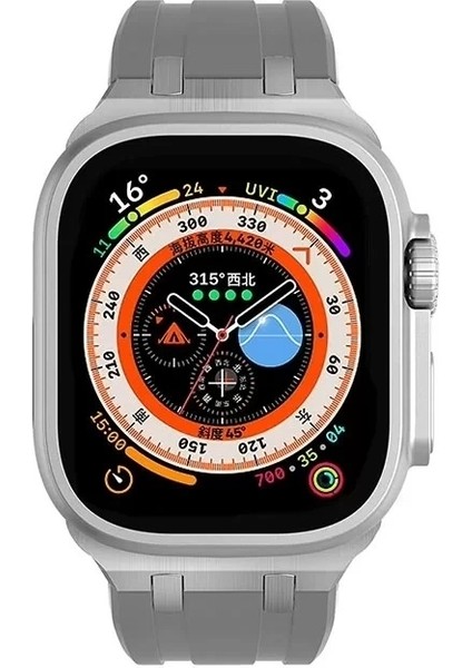 Apple Watch Uyumlu 46MM Silikon Pratik Kordon 10. Nesil Krd-89 fırsatları