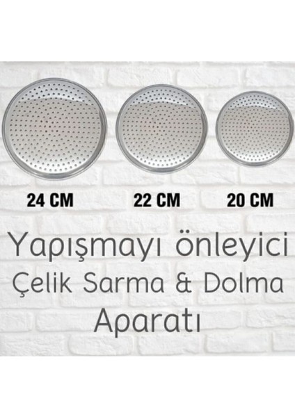 3 1 Adet Paslanmaz Çelik Dolma Sarma Altlığı FMA012613 FMA012606 FMA012590 Çelik