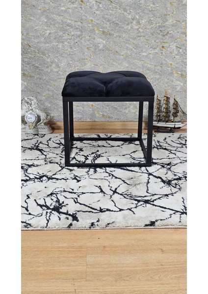 Kare Siyah Puf Bench Antre Önü Puf Bench Metal Puf fiyatları